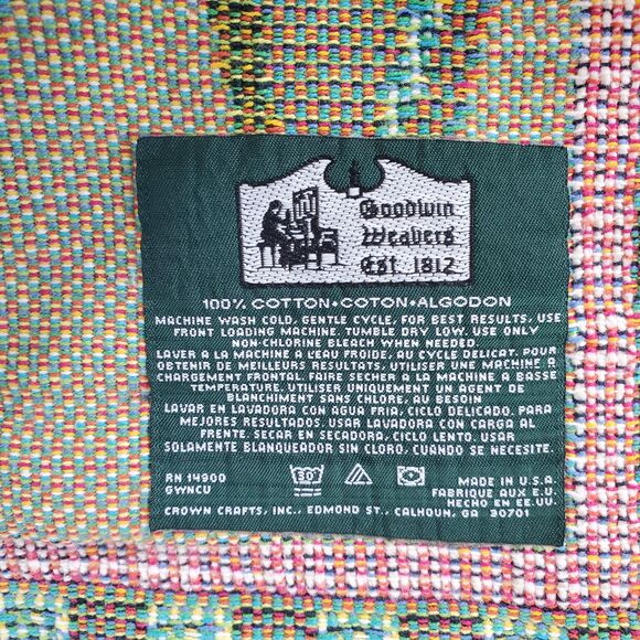 Goodwin Weavers The Edith Collection Throw Blanket 14900 Santa Claus Christmas - Picture 3 of 9